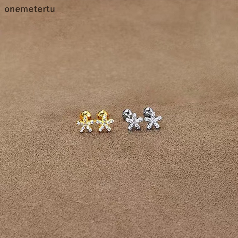 1 Đôi Bông Tai Xỏ Sụn Tai Hình Hoa Dành Cho Nữ