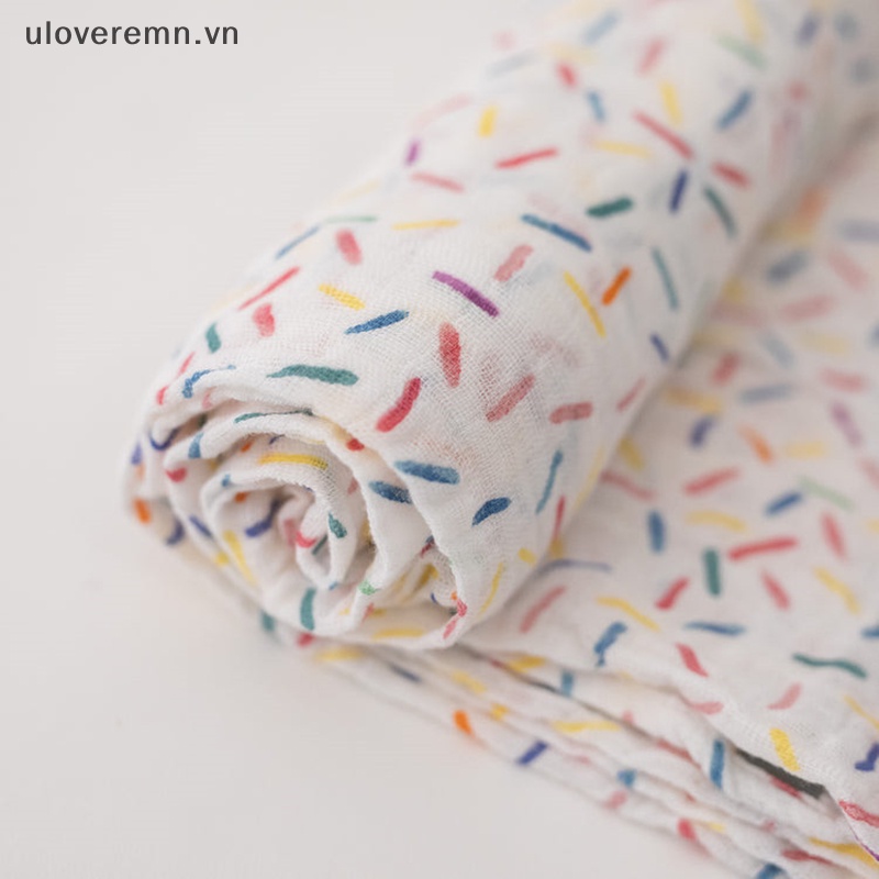 Chăn Quấn Bé Sơ Sinh Bằng Cotton Phong Cách Muslin