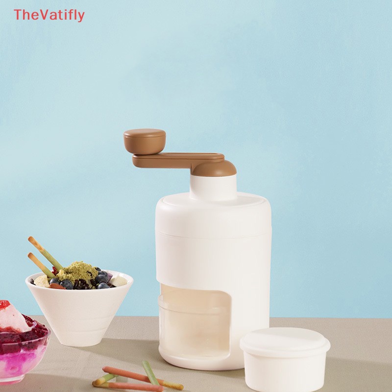[Thevalifly] Máy Làm Kem Bằng Tay Nhỏ Gọn Cho Gia Đình