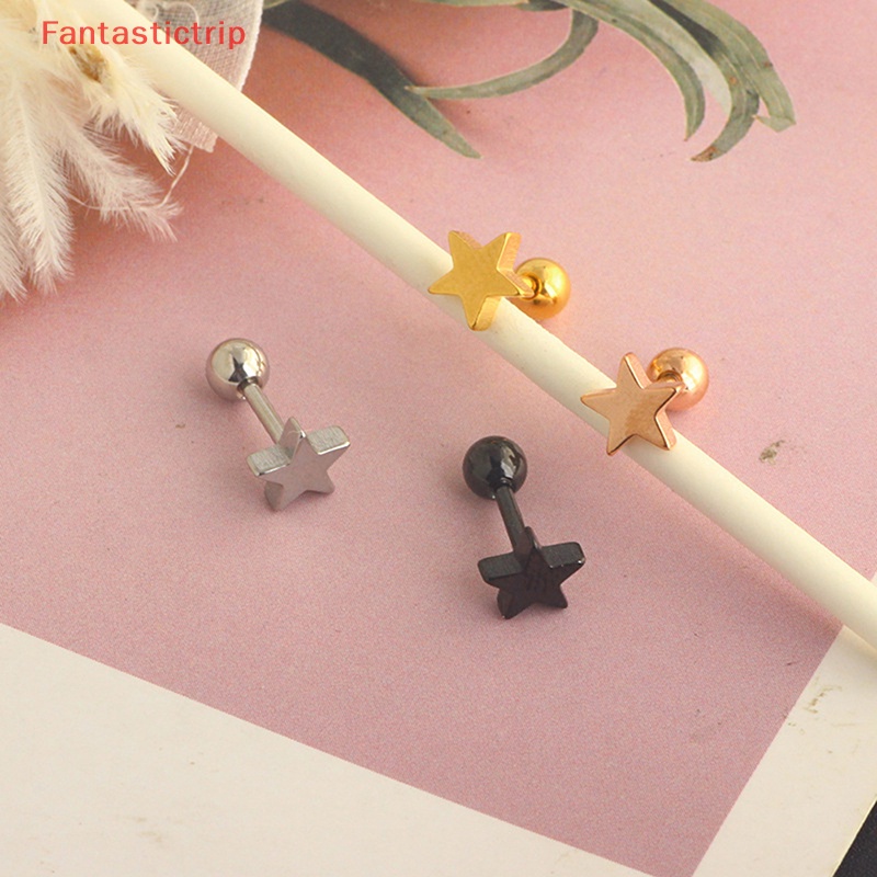 1 Đôi Bông Tai Hình Ngôi Sao Xoắn Ốc Thời Trang Dành Cho Nữ