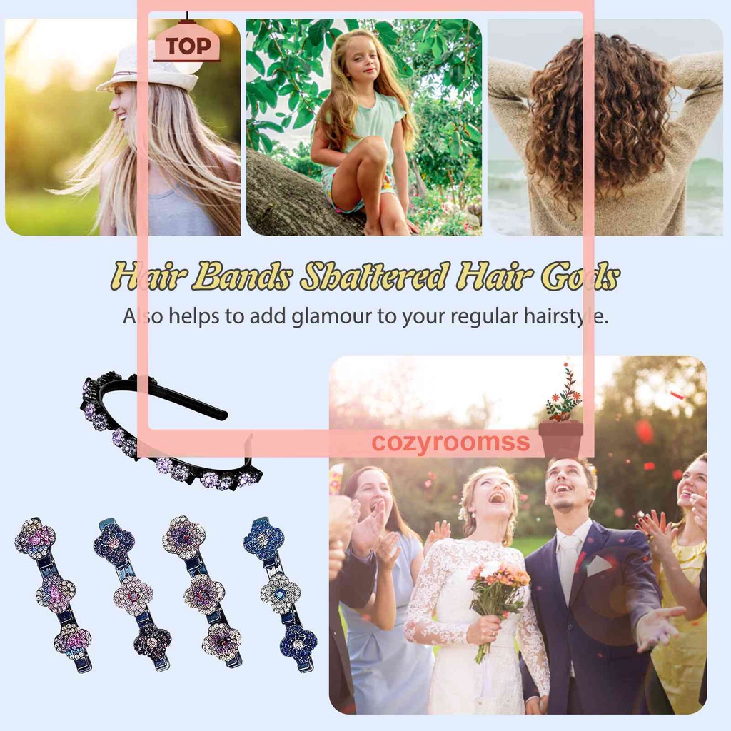 Trâm Cài Tóc Đính Đá Thời Trang Dành Cho Nữ