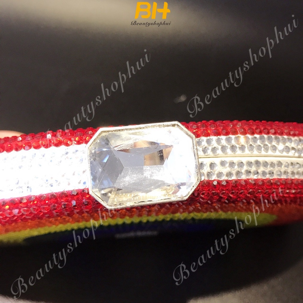 Túi Đeo Chéo Vai Cầm Tay Đính Kim Cương Giả Màu Cầu Vồng Mới Dành Cho Bạn Nữ Dự Tiệc Tối