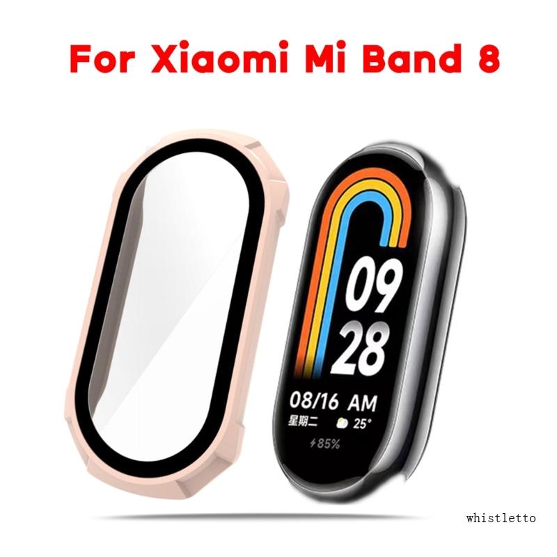 Bộ Kính Cường Lực Bảo Vệ Màn Hình Cho Mi-Band 8 + Ốp Lưng Điện Thoại