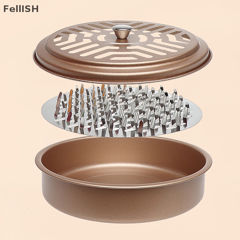 Giá Đỡ Nhang Muỗi Hình Tròn Bằng Thép Không Gỉ Tiện Dụng 439br