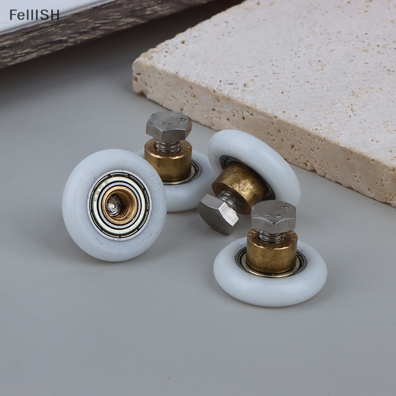 Bộ 4 Bánh Xe Ròng Rọc Chuyên Dụng Cho Cửa Kính Nhà Tắm 439br