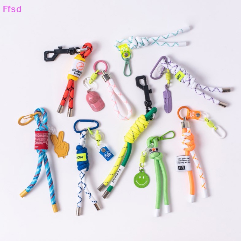 {Ffsd} Móc Khóa Dây Bện Ngắn Cá Tính Hợp Thời Trang Mới * Hàng Bán Chạy