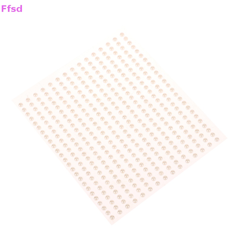 Hạt Đá Giả Ngọc Trai Bằng Acrylic Kích Thước 3 / 4 / 5 / 6mm Dùng Trang Trí