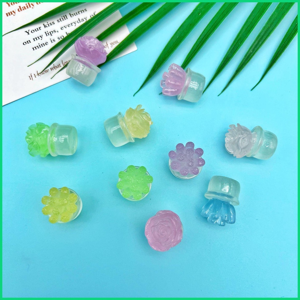 Đèn Ngủ Lập Thể Hình Chậu Cây Trang Trí Tóc / Điện Thoại diy Bằng Nhựa resin Jinwvn Jwvn