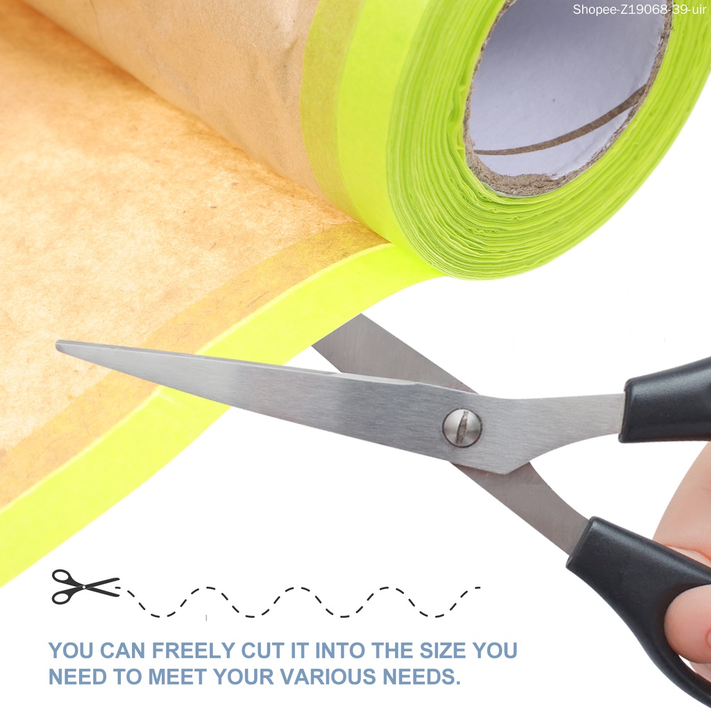 2 Cuộn Băng Keo Giấy Kraft Phủ Bảo Vệ Xe Hơi