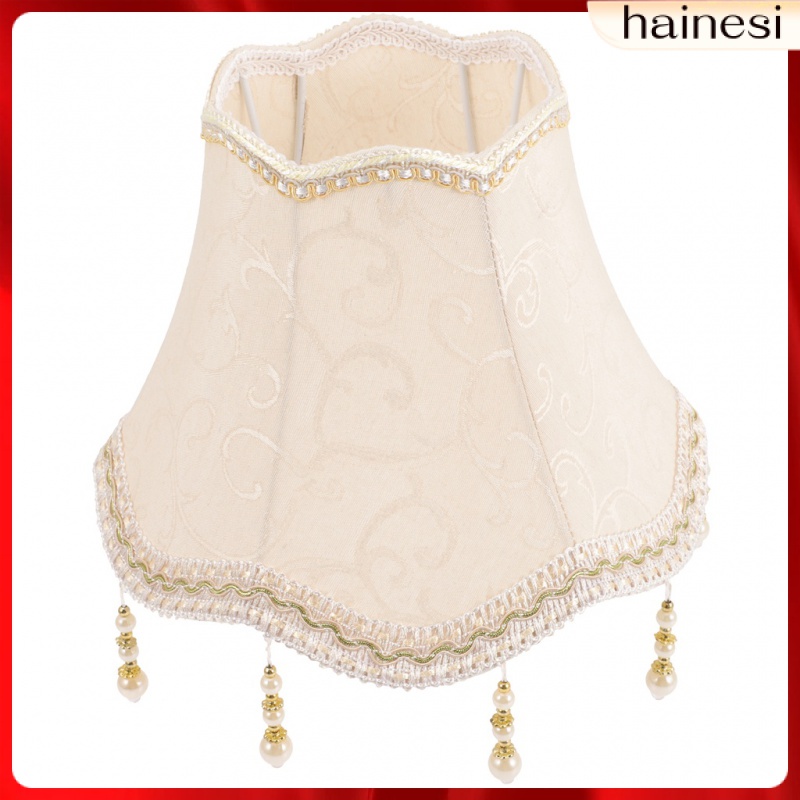 European Beads Lamp Shades Table Lamps Floor Lampshade Wall Cloth Cover Sector Branches Dome