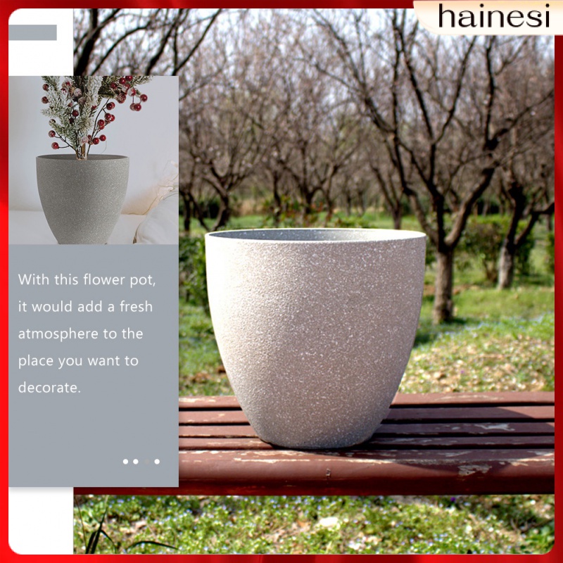 Chậu Hoa Trang Trí Có Lỗ Thoát Nước Tiện Lợi Dành Cho Ngoài Trời