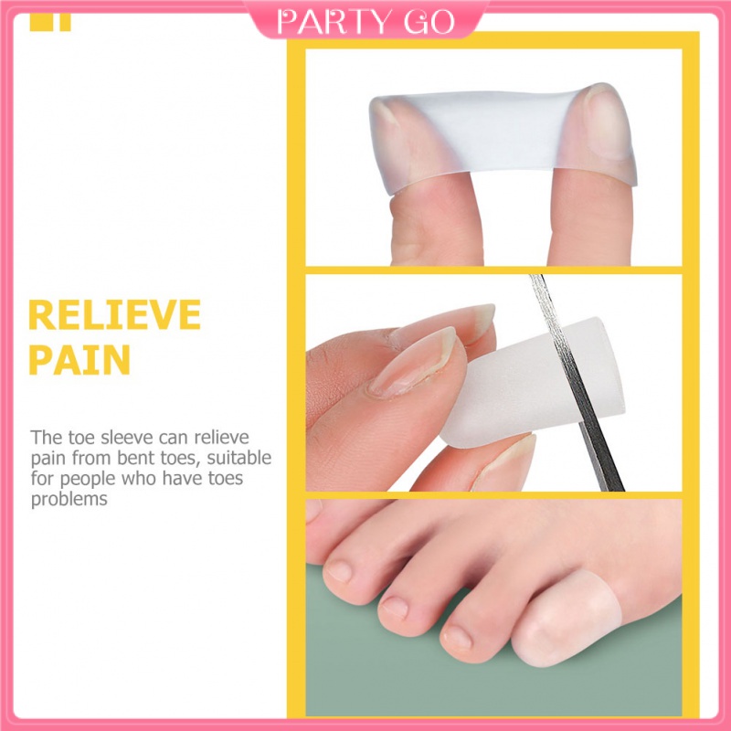 Set 10 Miếng Bọc Bảo Vệ Ngón Chân Chống Mất Co Giãn Dành Cho Nữ
