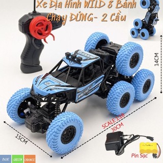 Xe địa hình điều khiển phiên bản 6 bánh + 2 bánh sơ cua