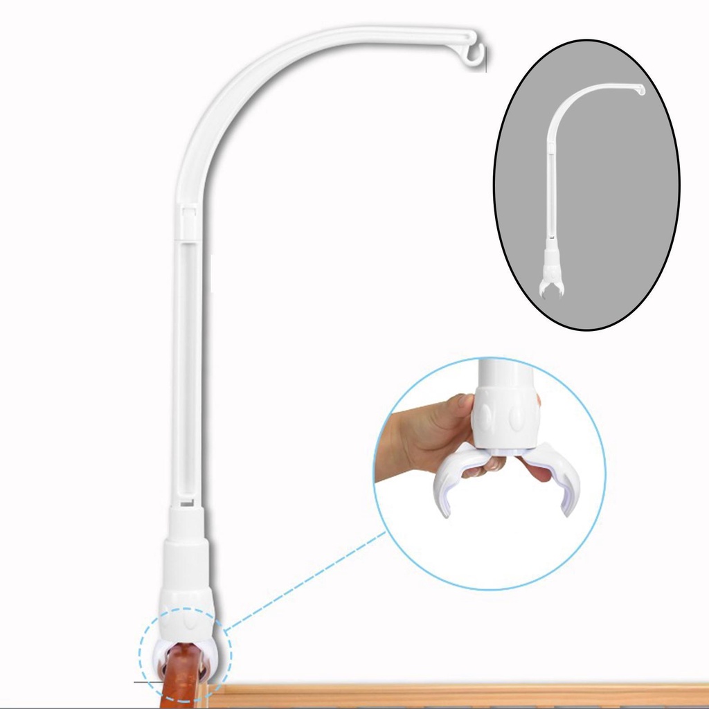 Giá Đỡ Điện Thoại Gắn Nôi Em Bé Xoay Được Tiện Lợi