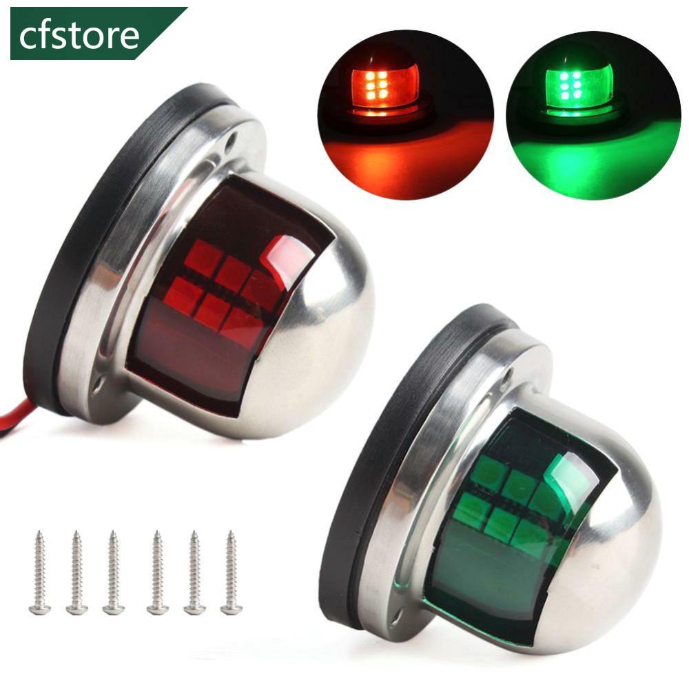 Đèn LED Tín Hiệu 12V Bằng Thép Không Gỉ C4F7 Dành Cho Tàu Thuyền