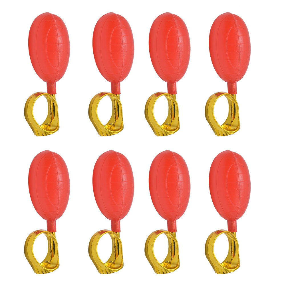 Set 8 Đồ Chơi Bồn Tắm Bằng Nhựa Màu Đỏ Kích Thước 8X3CM Độc Đáo Cho Gia Đình