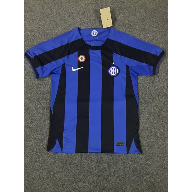 Áo Thun Bóng Đá Ngắn Tay Chất Lượng Cao Inter Milan 2023 / 24