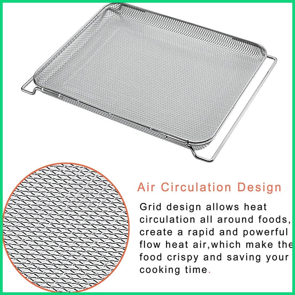 Rổ Lưới Bằng Thép Không Gỉ Bền Và Bền Để Chiên Thức Ăn