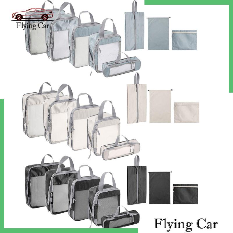 [Lzdjfmy2] 8 Khối Lập Phương Đóng Gói Thông Thoáng Cho Ba Lô Đi Làm / Kỳ Nghỉ