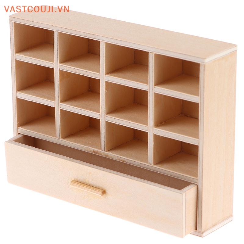 Mô Hình Tủ Sách / Ngăn Kéo 1: 12 Độc Đáo Trang Trí Nhà Búp Bê