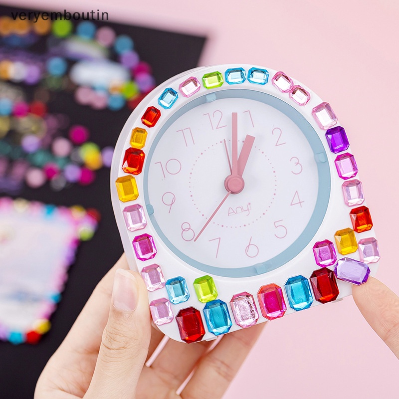 1 Tấm Nhãn Dán Mặt Trang Sức Đính Đá Pha Lê Tự Dính DIY