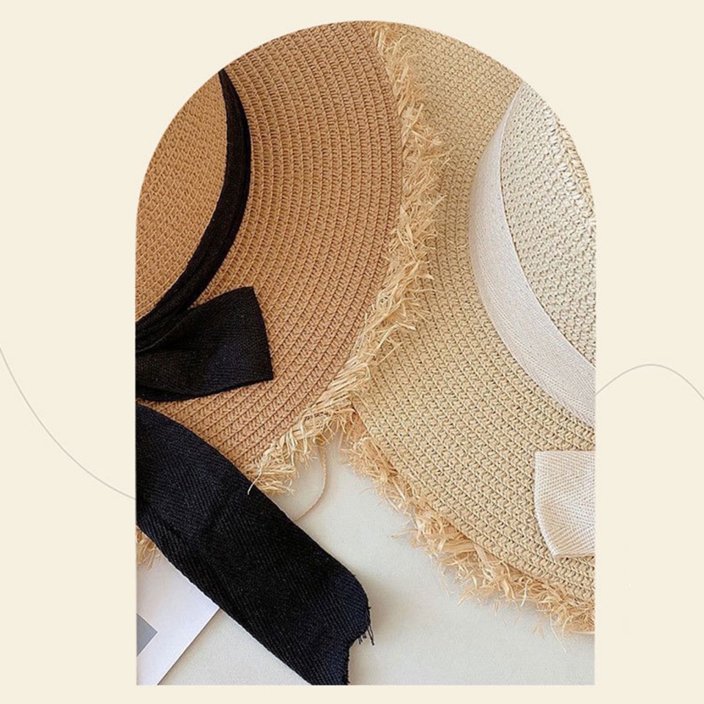 Nón Tai Bèo Đính Nơ Xinh Xắn Cho Nữ