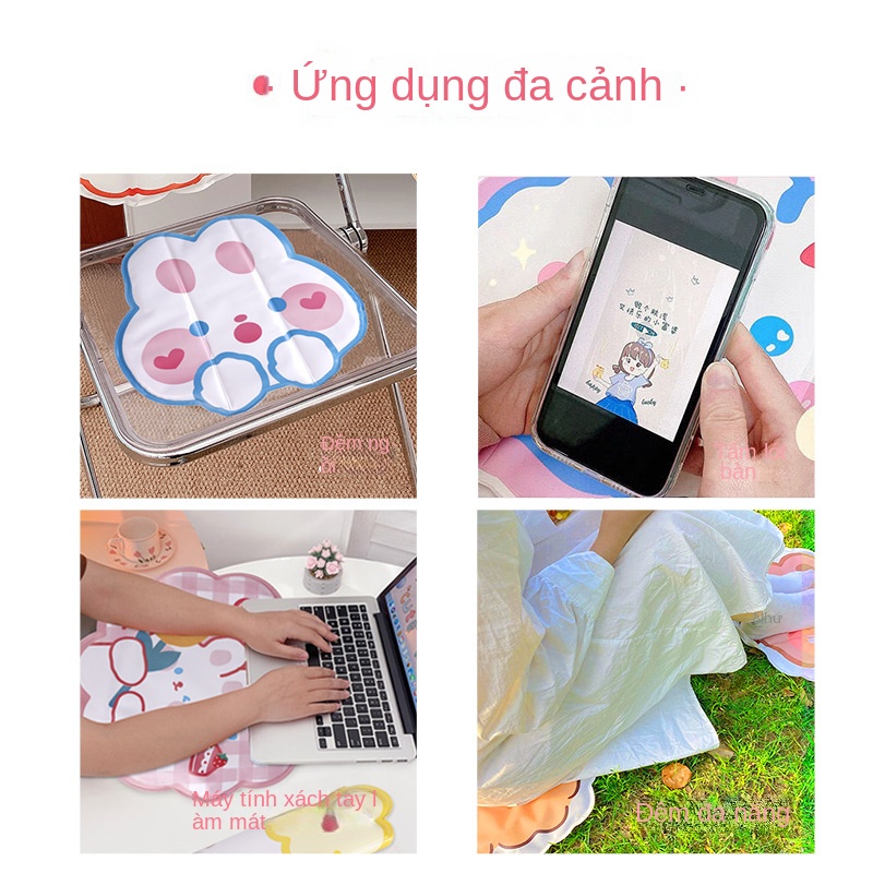 Đệm Lót Ghế Ngồi Làm Mát Họa Tiết Hoạt Hình Dễ Thương HZMTY0523