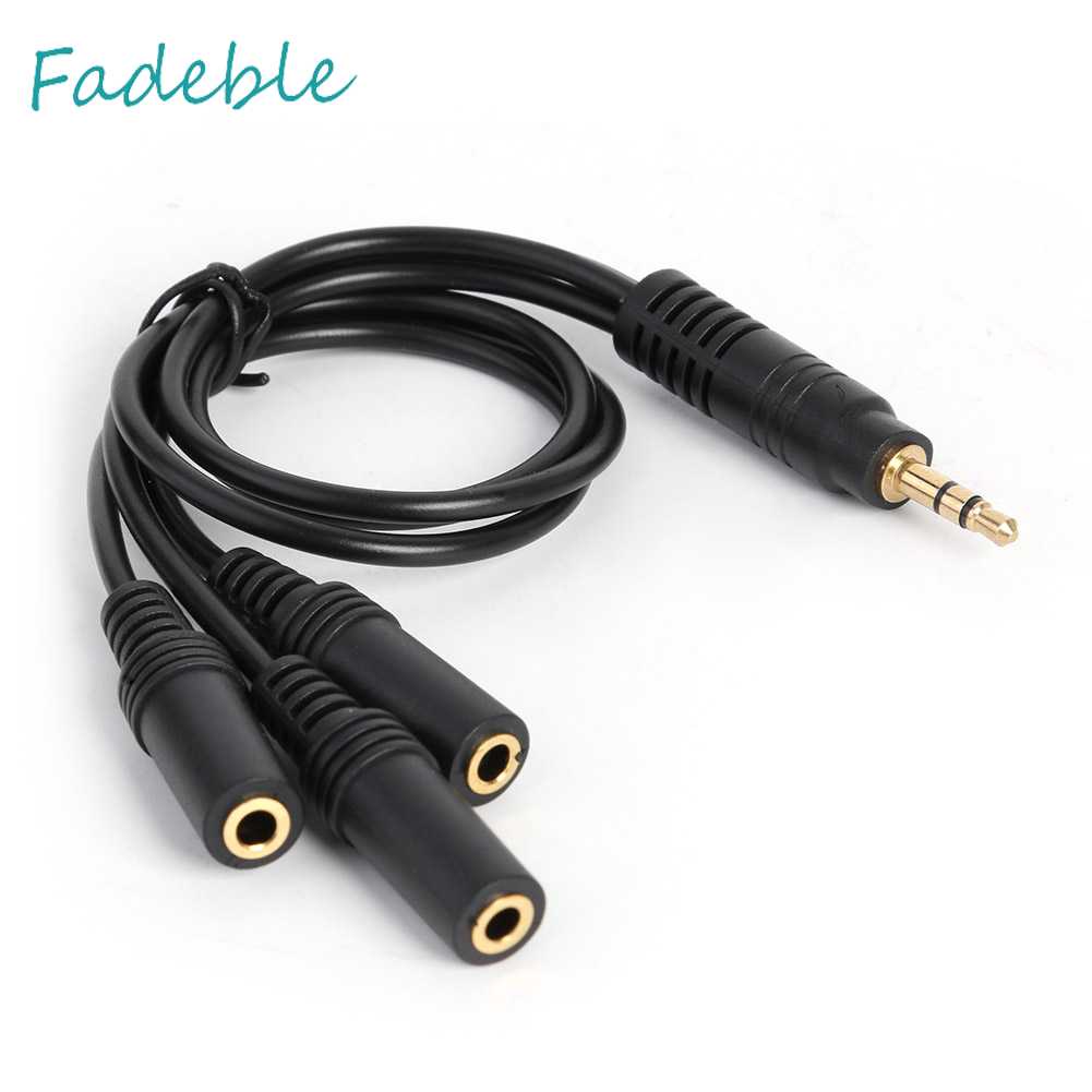 Dây Cáp Âm Thanh Chia 3 Cổng 3.5mm Thành 3 Cực