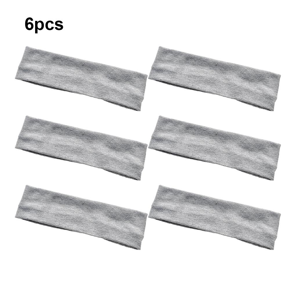 Set 6 Băng Đô Thể Thao Co Giãn Thời Trang Cho Nữ