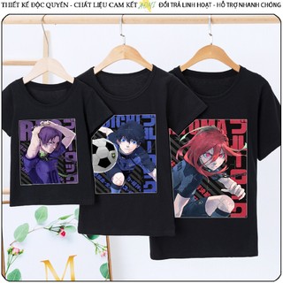 ÁO THUN Blue Lock Seishiro Nagi Yoichi Isagi Meguru Bachira Anime UNISEX PHÔNG ĐEN TAY NGẮN NAM NỮ GIA ĐÌNH 3158