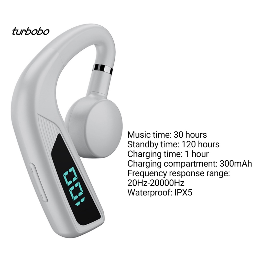 Tai Nghe Treo Vành Tai Bluetooth Không Dây turbobo V18 Có Màn Hình LED Kỹ Thuật Số Chất Lượng Cao