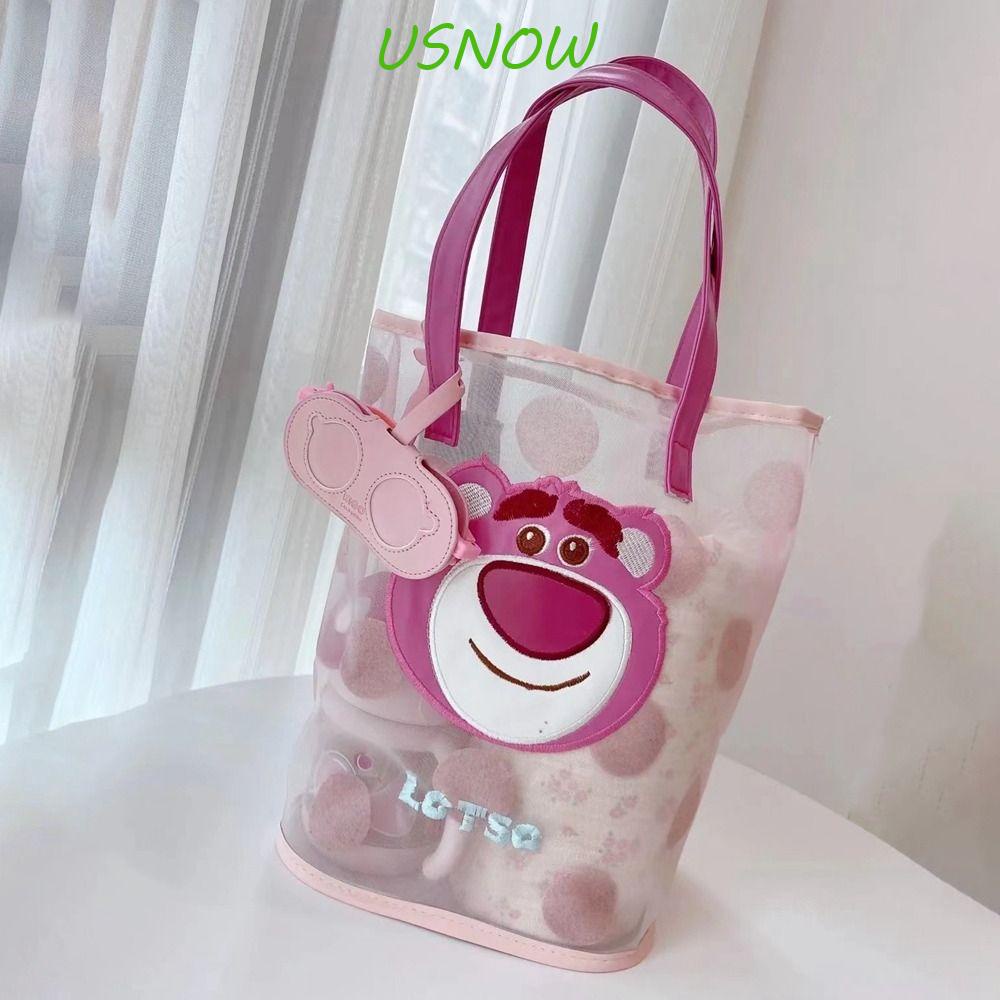 Túi Lưới Đựng Mỹ Phẩm / Điện Thoại Họa Tiết Hoạt Hình Dễ Thương