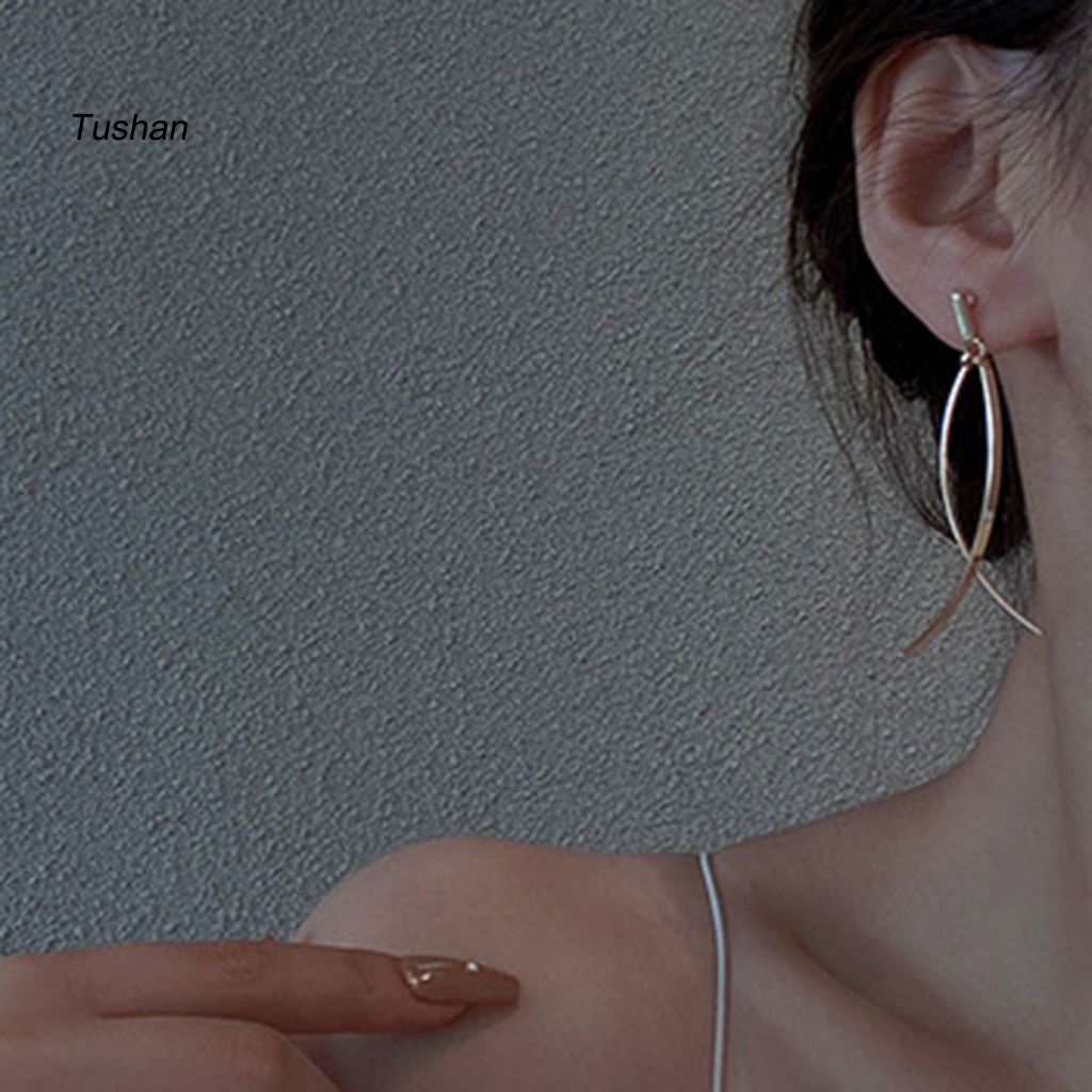 1 Đôi Bông Tai Hình Trái Tim Đính Đá Lấp Lánh Dành Cho Nữ