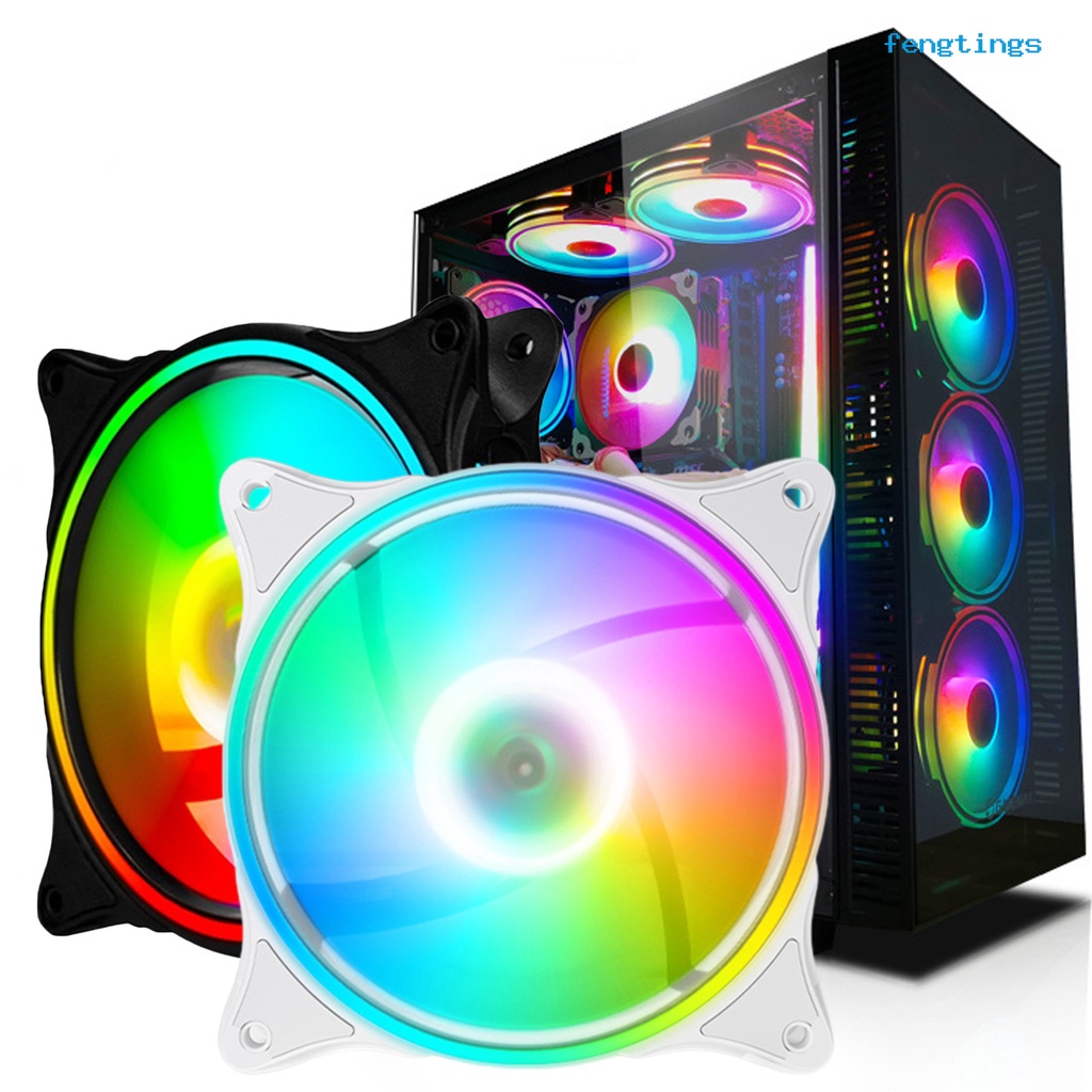 Quạt Tản Nhiệt CPU 5V ARGB Hiệu Ứng Ánh Sáng Tốc Độ Cao Không Trơn Điều Khiển Nhiệt Độ Không Khí Thông Minh Cho PC