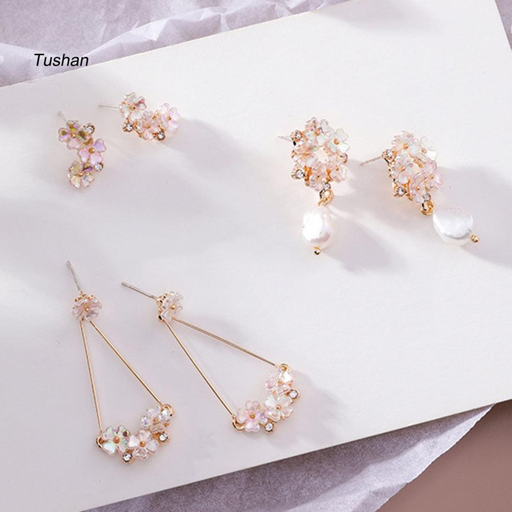 Khuyên Tai Nữ Hình Bông Hoa Thời Trang