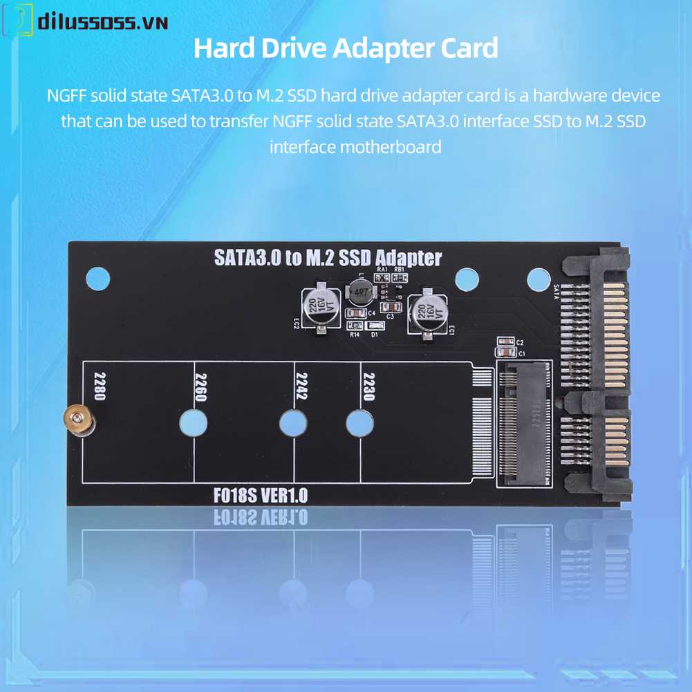 Card ChuyểN Dữ LiệU Nhanh M.2 SATA 22 Pin Cho PC / Laptop