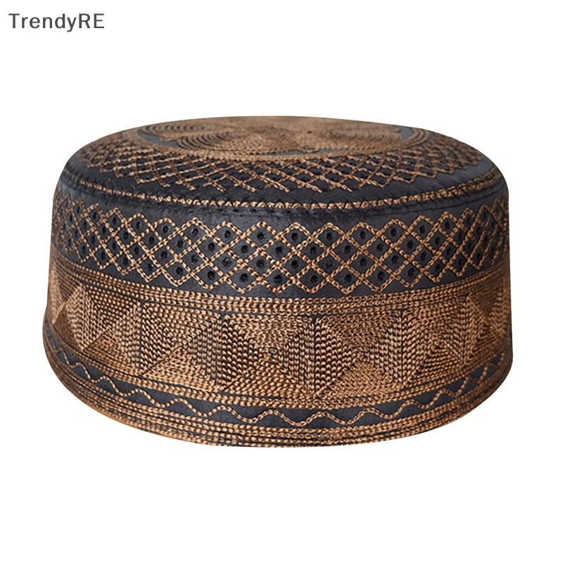 Mũ Cotton Thêu Chữ Ả Rập Saudi Thời Trang Cho Nam
