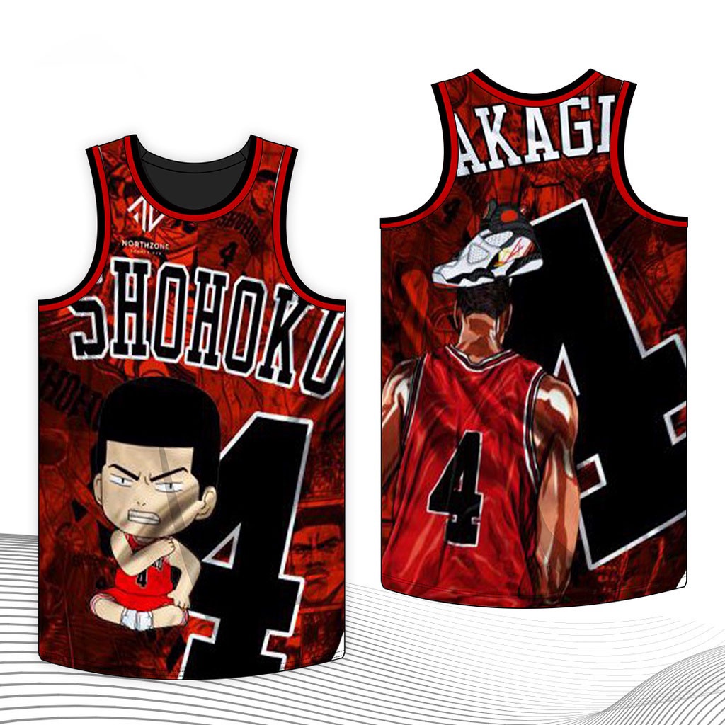 Áo Thun Bóng Rổ NBA Jersey Shohoku / Ryonan Jersey Cho Nam