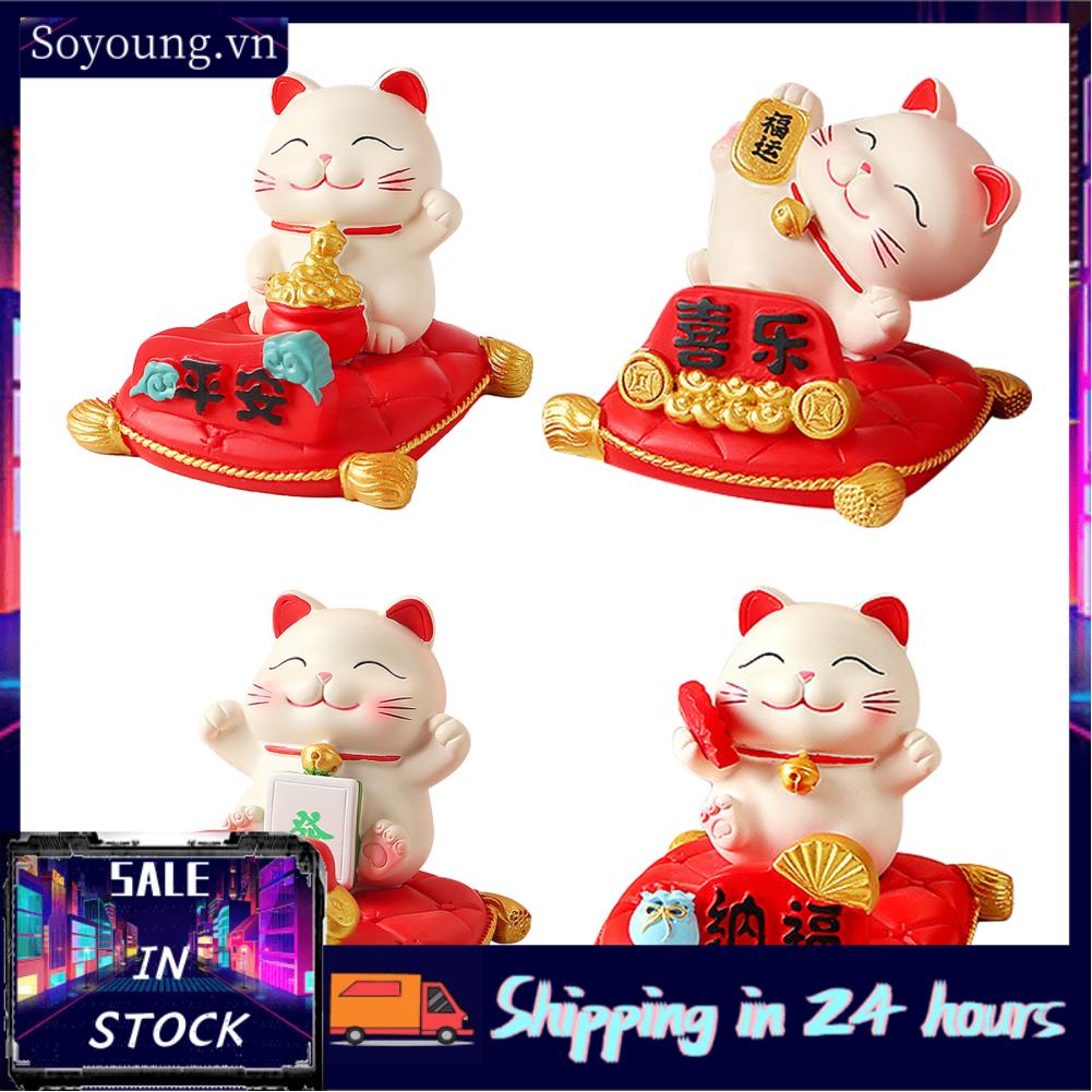 Soyoung Car Interior Lucky  Ornament Smartphone Stand Cute Handsfree Functional Decorative for Dashboard