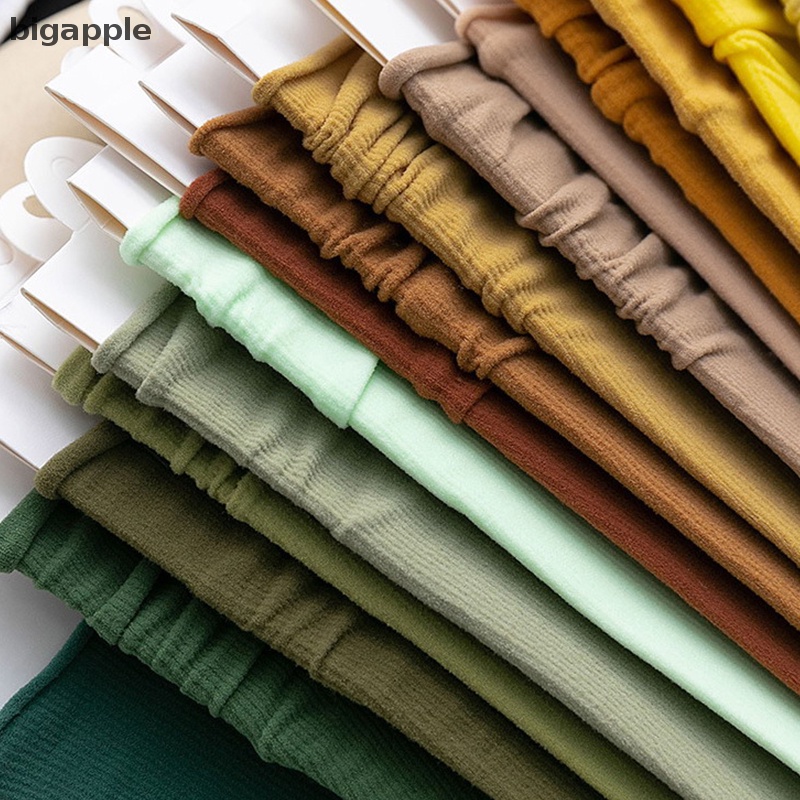 1 Đôi Vớ Cotton Màu Trơn Thoáng Khí Thoải Mái Cho Nữ