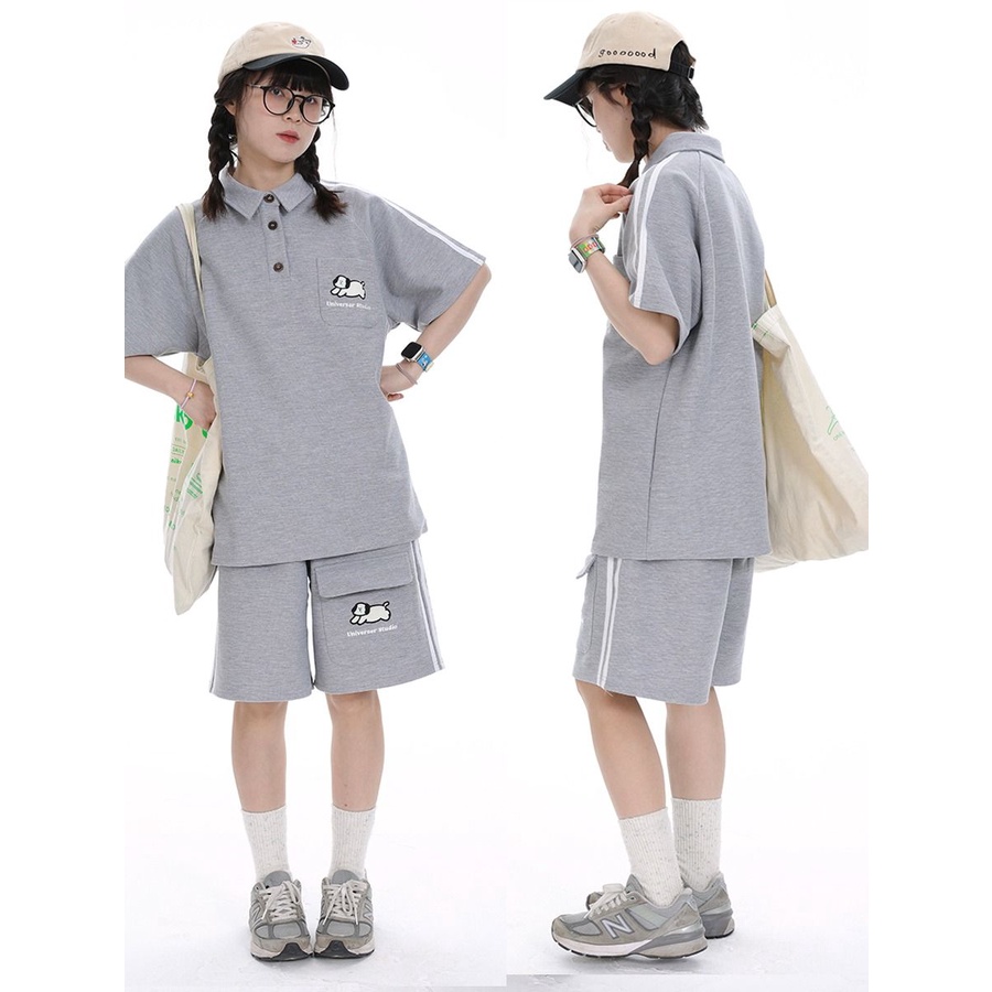 Set Đồ Thể Thao Ngắn Tay Thiết Kế Mới Năng Động Thời Trang Dành Cho Mùa Hè