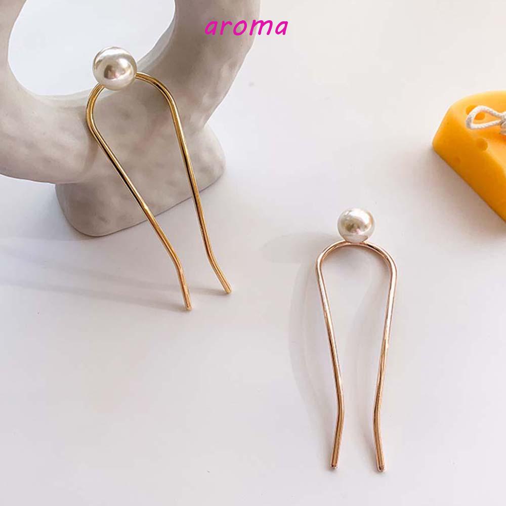 Kẹp Tóc Bằng Hợp Kim Thiết Kế Đơn Giản Thời Trang Cho Nữ