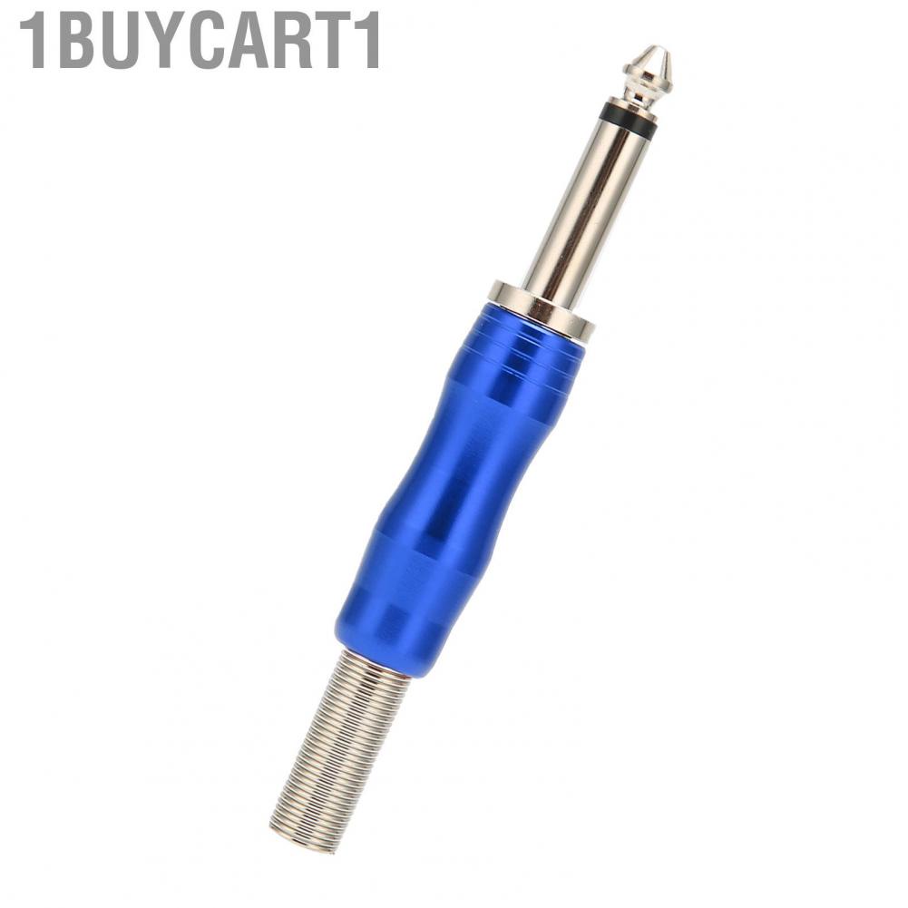 1buycart1 6.35mm MONO 1/4  Male Plug Cable Guitar Adapter Audio Connector