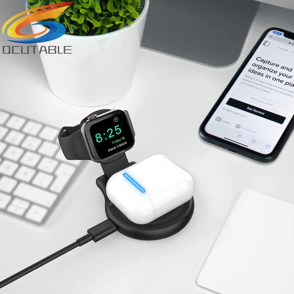 Đế SạC ĐiệN ThoạI Di ĐộNg Cho Iphone 14 / iWatch 8 / AirPods Pro 2