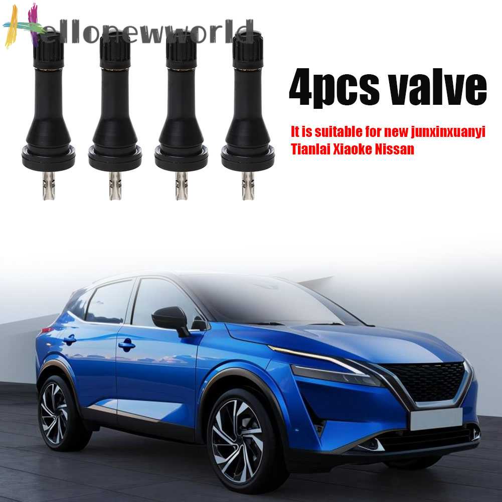 Set 4 Van Cao Su TPMS Cho Nissan Qashqai Sylphy Teana X-Trail
