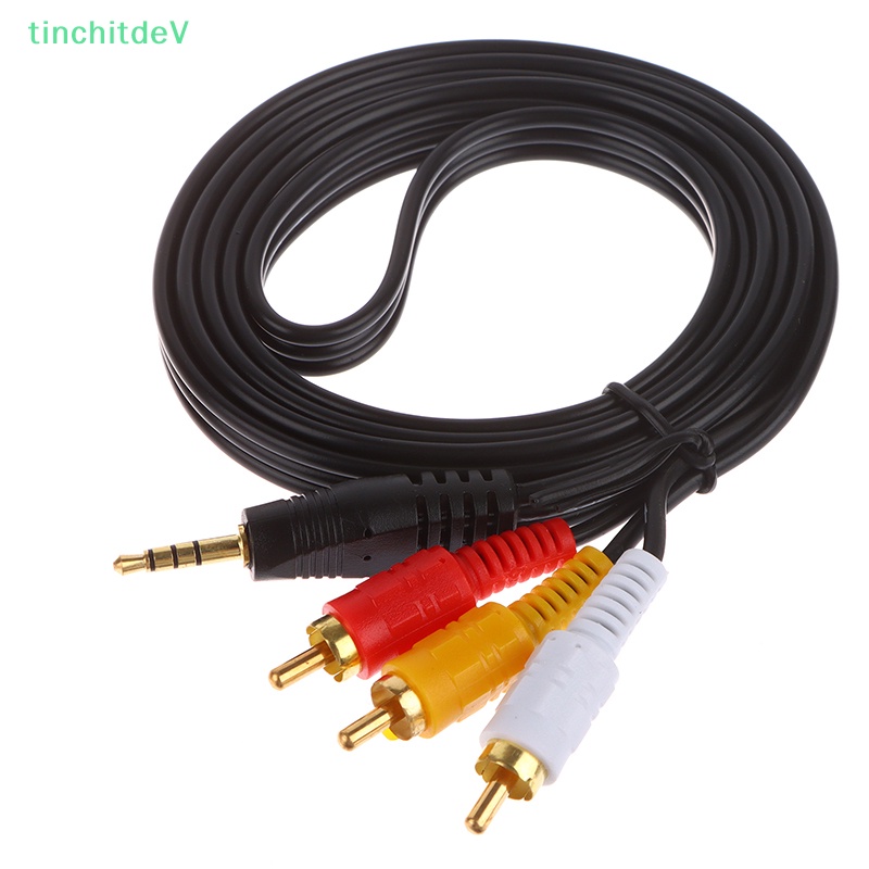 Cáp ChuyểN ĐổI Âm Thanh / Video 3.5mm ĐầU CắM Sang 3Rca Chuyên DụNg