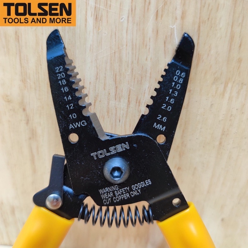 Kìm tuốt dây điện 7in1 TOLSEN 38051 cao cấp