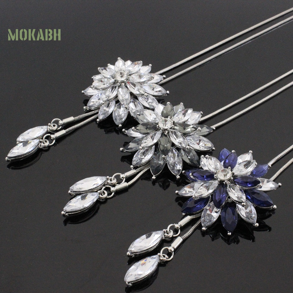 Vòng cổ Mặt Hình Bông Tuyết Đính Đá Xinh Xắn Cho Nữ