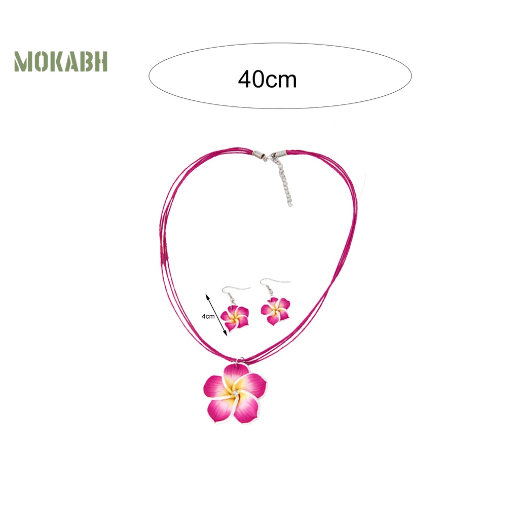 Bộ Trang Sức Hợp Kim Hình Bông Hoa Quyến Rũ Thời Trang Cho Nữ