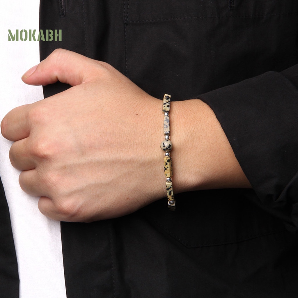 Vòng Tay Chuỗi Hạt Đá Tự Nhiên Giảm Mệt Mỏi Thời Trang Cho Nữ